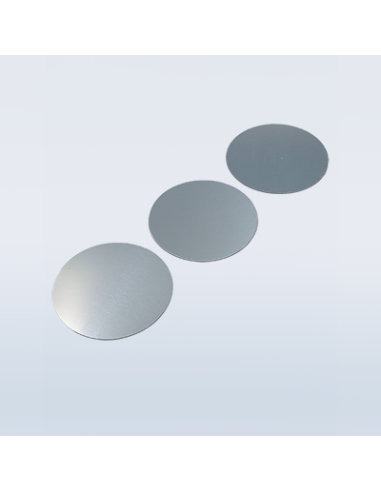 Plaque ronde en zinc non poli diamètre 20 cm